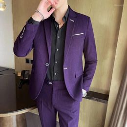 Men's Suits S-5XL High Quality Suit Business Gentleman Fashion Comfortable Casual Professional Formal Wedding Banquet Dress