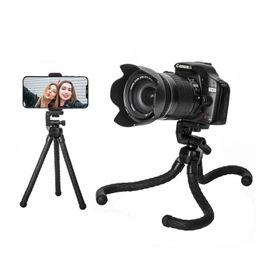 Holders portable Flexible Octopus Phone Tripod Mount Holder Adapter for Canon EOS M200 M50 80D 90D 250D KISS X9 X10 for sony A6100 A6400