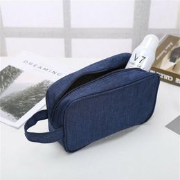 Women Men Cosmetic Bag Fashion Unisex Zipper Toiletry Bag For Women's Travel Portable Organiser Makeup Wash Pouch Handbag249v