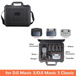 Accessories Ip67 Safety Carrying Case for Dji Mavic 3 /cine Waterproof Large Capacity Antishock Hardcase Bag for Mavic 3 Classic Drone Box
