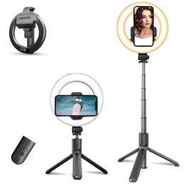 Holders Selfie Stick Ring Light with Tripod Stand Mobile Phone Holder Ringlight For iPhone 11 Xiaomi Huawei Samsung Gopro Camera Monopod