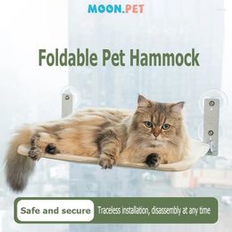 Dog Apparel Foldable Pet Hammock Strong Load-bearing CapacAerial Bed Climbing Frame Sunny Window Seat Nest Bearing Accessories