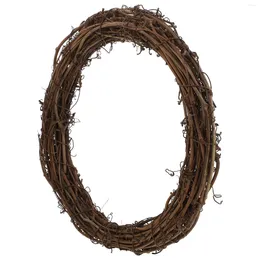 Decorative Flowers Xmas Rattan Wreath DIY Crafts Natural Grapevine Wreaths Set Vine Branch Garland Decoration For Holiday Box