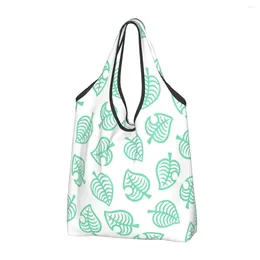 Shopping Bags Animal Crossing Reusable Grocery Foldable 50LB Weight Capacity Eco Bag Eco-Friendly Washable