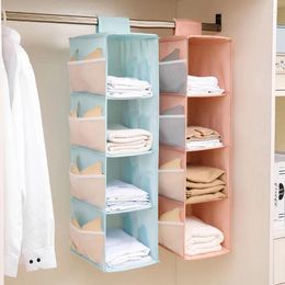 Storage Boxes Multifunctional Closet Organizer Bag Bedroom Wardrobe Multilayer Folding Hanging Clothing Bra