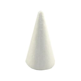 CCINEE 18PCS Lot 24cm Natural White Styrofoam Cone Style for Christmas Tree DIY Crafts289Q