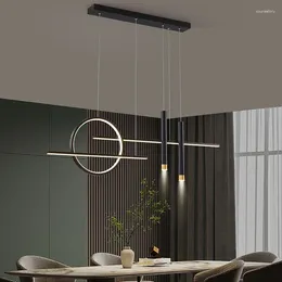 Pendant Lamps Modern LED Lights For Living Dining Room Hanging Lamp Home Restaurant Kitchen Decor Ceiling Chandeliers Suspension Gold