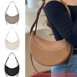 Numero Dix Luxurys Shoulder Bag Women Designer Half Moon Tote Crossbody Fashion Paris Handbags Baguette Zip Hobo Purse Smooth Calf Leathers