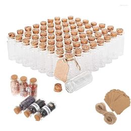 Storage Bottles Vials With Glass Bottle Potion Message Favours Decor Set Cork For Gadgets Wedding Mini Gravel