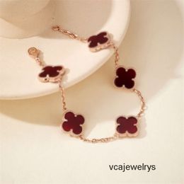 Designer Van Clover Bracelets Necklace Fourleaf Clover luxury Jewelry Set Pendant Necklaces Bracelet Stud Earrings Gold Silver Mother of Pearl G