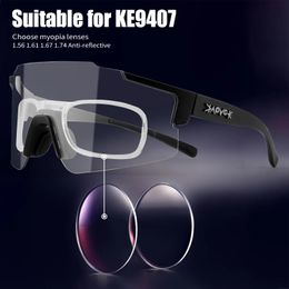 Eyewears For KE9407 Style Prescription 1.56 1.61 1.67 1.74 Aspheric Optical Lenses Myopia Frame Cycling Glasses Sunglasses Bike Eyewear