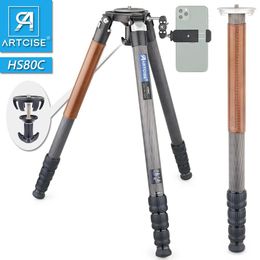 Holders Carbon Fibre Tripod Monopod for Camera Suitable for Travel with 75mm Bowl Adapter Ultra Stable Lightweight Professional High End