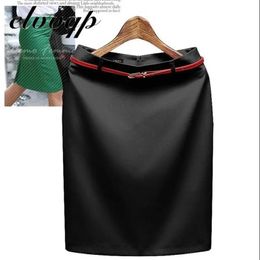 Dresses High Quality New Women Skirt Work Fashion Elegant Slim High Waist Pencil Skirt Bodycon Sexy Midi Ol Office Work Skirt Lu1529