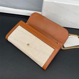 Fashion Canvas Chain Bags Women's Shoulder Bag with Gold Buckle Wallet Phone Pouch Card Holder 19x10 5x3 5cm1716