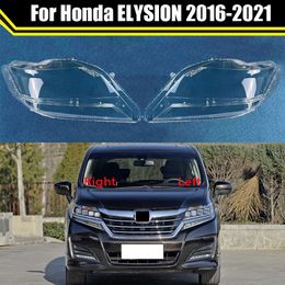 Auto Head Lamp Light Case for Honda ELYSION 2016-2021 Car Headlight Lens Cover Lampshade Glass Lampcover Caps Headlamp Shell