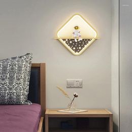 Wall Lamp Minimalist Square Led Lamps Child Bedroom Bedsides Secone Light Modern Indoor Decor Night Lighting Fixture