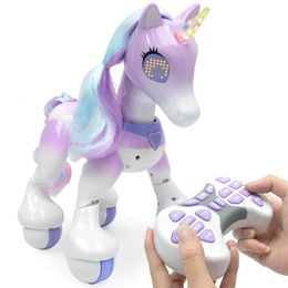 Electric RC Animals robot dog electric toys Unicorn toy Electric remote control child touch induction enlightenment 231215