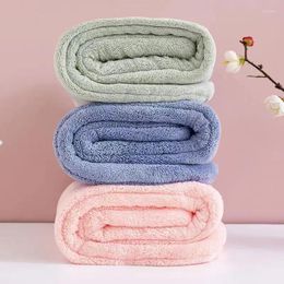 Towel Quick-Drying Hair Drying Household Absorbent Cap Shower Thick Coral Fleece Double-Layer Two-Color Hair-Drying