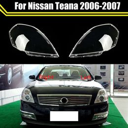 Car Lens Glass Light Lamp Headlamp Shell Auto Transparent Lampshade Case Lampcover Headlight Cover for Nissan Teana 2006 2007