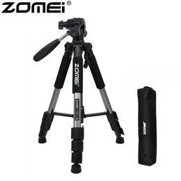 Holders ZOMEI Q111 Professional Portable Travel Aluminium Camera Tripod Pan Head for SLR DSLR Digital Camera Three Colour