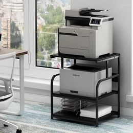 Kitchen Storage Fannova Printer Stand 23.6 X18.9 X 29.5 Inches Large Table With Adjustable Shelf 3 Tier Rolling Cart
