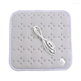 Carpets 45x45cm Warm Heated Pad 3-Mode Adjusable Temperature Heating Cushion For Winter T21C