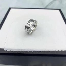 whole Rings Titanium Stainless Steel Love Rings for Women Men Jewellery Couples 925 sterling silver Wedding Rings with box267p