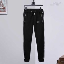 2023PLEIN BEAR JOGGING TROUSERS STONES GOTHIC Mens Womens Pants Sports Luxury Designers Sweatpants Drawstring Joggers Couple Brand Clothing 84202