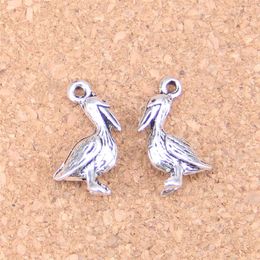 100pcs Antique Silver Bronze Plated pelican sea bird Charms Pendant DIY Necklace Bracelet Bangle Findings 18 9mm266x