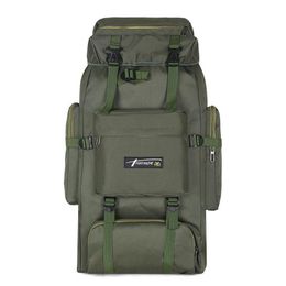 Backpack 70L Outdoor Bags Molle Military Army Tactical Backpacks Rucksack Sports Bag Waterproof Camping Hiking Climbing Travel238z