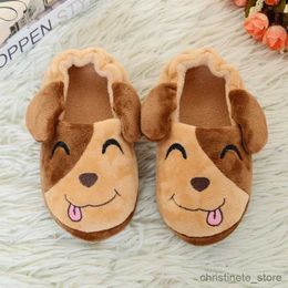 Slipper Cartoon Dog Kids Slippers Baby Girls Boys Children Winter Home House Shoes Good Quality Keep Warm Cartoon Children Shoes