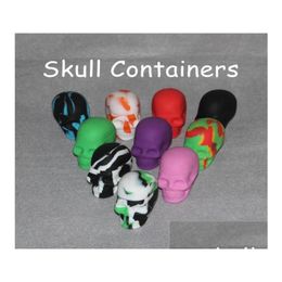 Storage Boxes Bins Quality Skl Shape Wax Container Jars Box Sile For Oil Crumble Tools Dab Vaporizer4127247 Drop Delivery Home Gar Dhbph