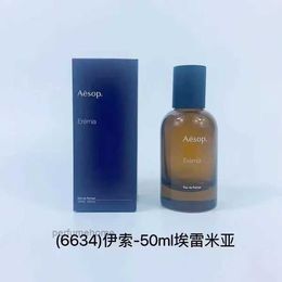 Luxury Brand Aesop Tacit Perfume 50ml Miraceti Karst Fragrance 1.6fl.oz Men Women Eau de Parfum Long Lasting Smell EDP Cologne High Version Quality Spray PerfumesP3DZ