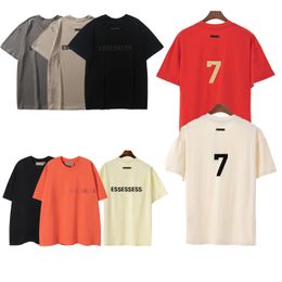 Summer New Essentials T-Shirts High street Hip-Hop Style 100% Cotton Quality Men and Women Oversized Sport T-Shirt