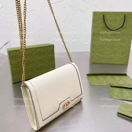 Luxurys Designers Bags Women Shoulder Handbag crossbody G Bag chain Cowhide leather Texture Messenger Ladies Travel Handbags Credit Card Messenger Purse