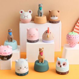 Kitchen Timers Cartoon Kitchen Timer Animal Vegetable Shape Home Kitchen Alarm Clock Cooking Baking Frying Helper Kitchen Tools Home Decoration 231216