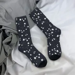 Men's Socks Stars Starry Sky Women's Polyester Funny Happy Hip Hop Spring Summer Autumn Winter Gift