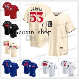 Gaoxin 5 Corey Seager Rangers 2023 Red Navy Grey White Black Jersey Marcus Semien Adolis Garcia Evan Carter Max Scherzer Smith Josh Jung Taveras