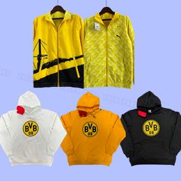 Windbreaker tracksuit soccer tracksuits HALLER 23 24 BELLINGHAM REUS Malen dortmund SULE REYNA 2023 2024 BRANDT PLSZCZEK BELLINGHAM Long sleeve training hoodies