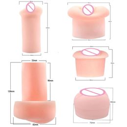 Electric Pump Vagina Replacement Accessories for Glans Protector Dick Trainer Extender Enlarger Enhancer Exercise Biggeres