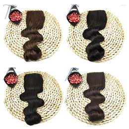 Party Supplies Synthetic Retro Wig Bangs Women Hand Push Corrugated Piece Hair Extension Show Wave Headdress