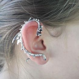 Backs Earrings Dragon Cuff Ear Climber Cartilage Crawler