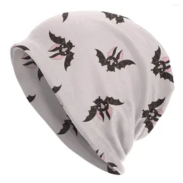 Berets Bat Halloween Bats Bonnet Hats Casual Autumn Winter Outdoor Skullies Beanies Hat For Men Women Knit Summer Warm Unisex Cap