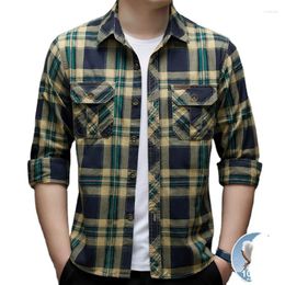 Men's T Shirts Mens Long Sleeve Outdoor Work Cargo Cotton