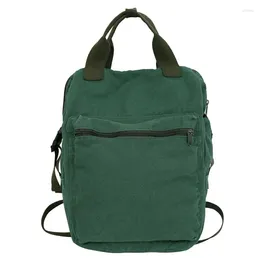 School Bags Portable Ladies Canvas Backpack Trendy Cool Boy Girl Travel Student Bag Male Female College Men Women Laptop