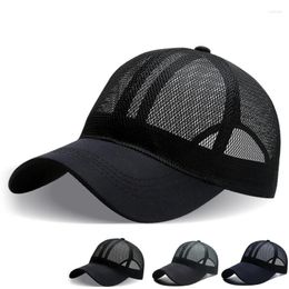 Ball Caps Fashion Big Head Men Women Sunscreen Sun Hat Breathable Full Mesh Outdoor Light Board Baseball Cap Leisure Travel