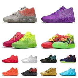 Lamelo Ball 1 Mb.01 Basketball Shoe Sports Shoe Black and White Silver Blast Buzz Lo Ufo Not From Here Queen Rick and Morty Rock Ridge Men's Shoe Training Shoe