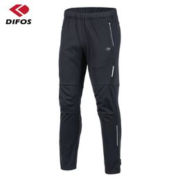 Cycling Pants DIFOS Men's Cycling Pants Autumn Winter Breathable Bike Pants Hight Elasticity Bicycle Sports Pants Reflective Trousers 231216