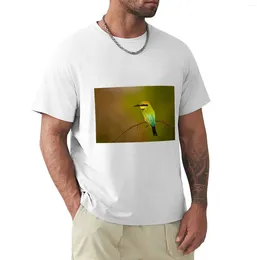 Men's Tank Tops Rainbow Bee Eater Northern Territory T-Shirt Blank T Shirts Anime Heavyweight Mens T-Shirts