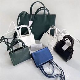 High quality 3 Sizes tote bag Handbags Mini medium designer bags women handbag soft Leather Crossbody luxurious Fashion Shopping Pink White Purse Satchels bag